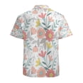 thumbnail image 3 of High Quality Hawaiian Shirts for Men Short Sleeve Aloha Beach Shirt Floral Summer Casual Button Down Shirts Blouses BRV2KR, 3 of 7
