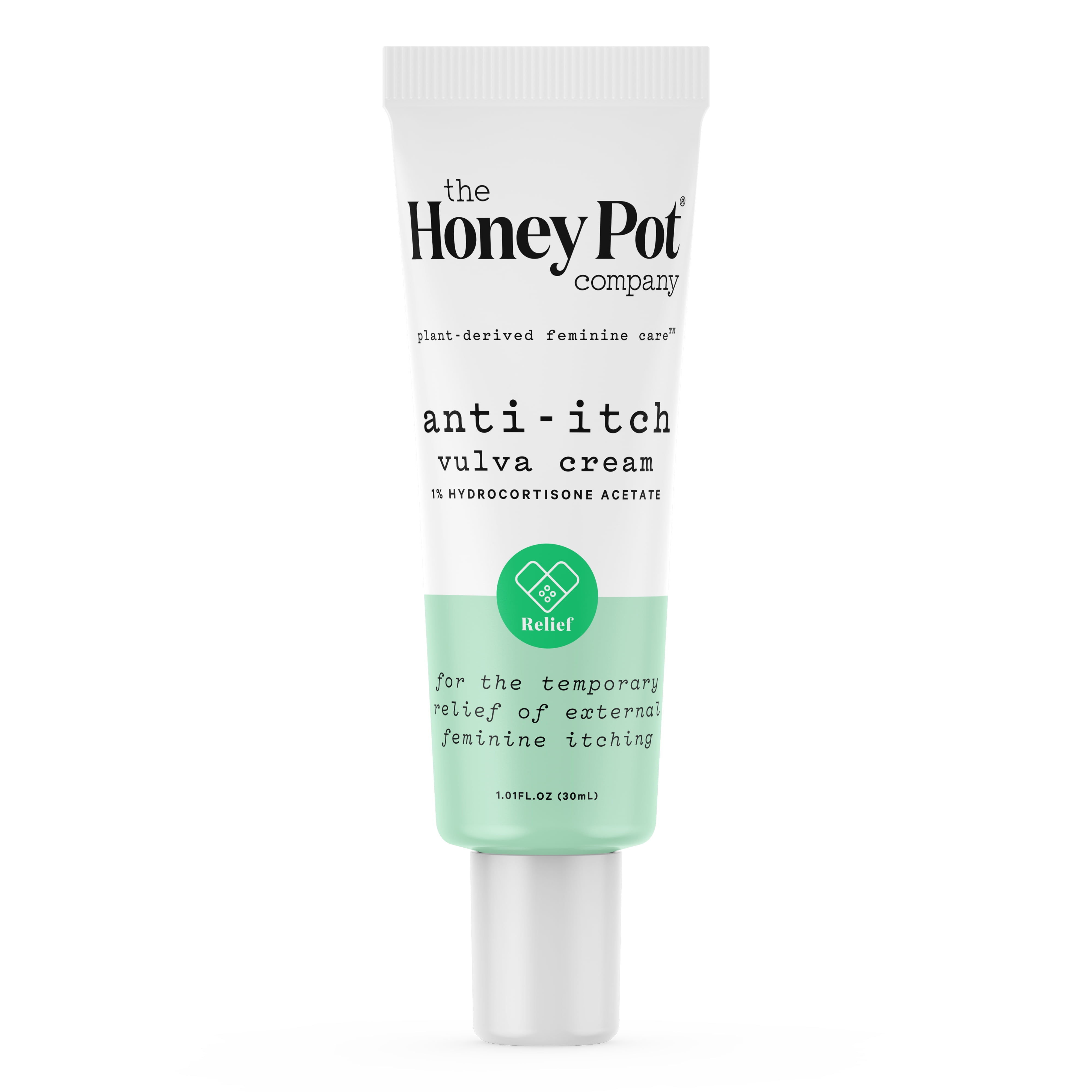 The Honey Pot Company, Feminine Anti-Itch Cream with 1% Hydrocortisone, 1 fl. oz.