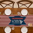 thumbnail image 6 of Yhmxh Memorial Day Patriotic 4th of July Table Runner, 13x72 Inch Red Blue White America Table Decor, Independence Day Kitchen Dining Tabletop Runners for Home Indoor Farmhouse Decoration, 6 of 6