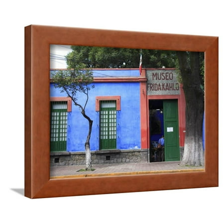 Frida Kahlo Museum, Coyoacan, Mexico City, Mexico, North America Framed Print Wall Art By Wendy