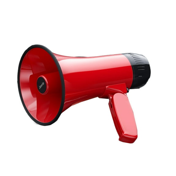 Jovrio Megaphones, Megaphone with Speaker Microphone Siren and 240-Second Recording Bullhorn
