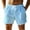Light Blue, variant on Mens Linen Shorts Casual Breathable Hiking Shorts with Pockets Classic Golf Drawstring Waist Sweatpant Summer Beach Outfits
