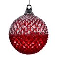 thumbnail image 1 of Vickerman MT180303 Ornement de Boule de Durian à Paillettes Rouges de 8 Po, 1 of 1
