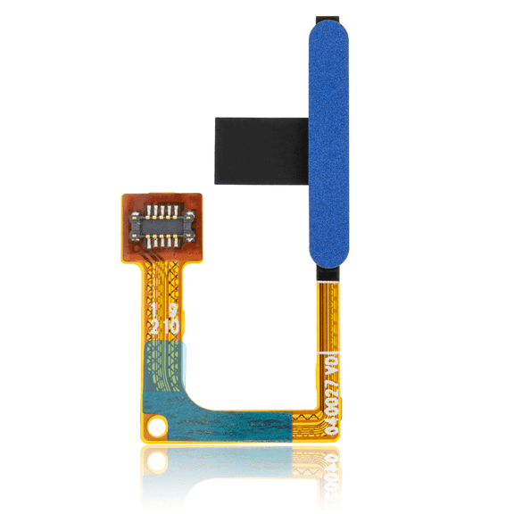 Replacement Fingerprint Reader With Flex Cable Compatible For Motorola Moto G 5G Plus (XT2075 / 2020) / G100 (XT2125-4 / 2021) (Surfing Blue)