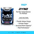 RSP DyNO PreWorkout Energy, Pump, Power, Focus, Natural Colors