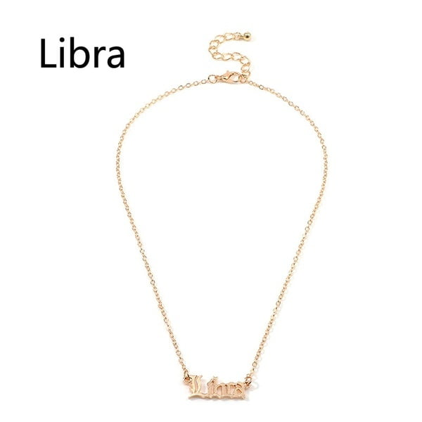 Bershka libra cheap necklace