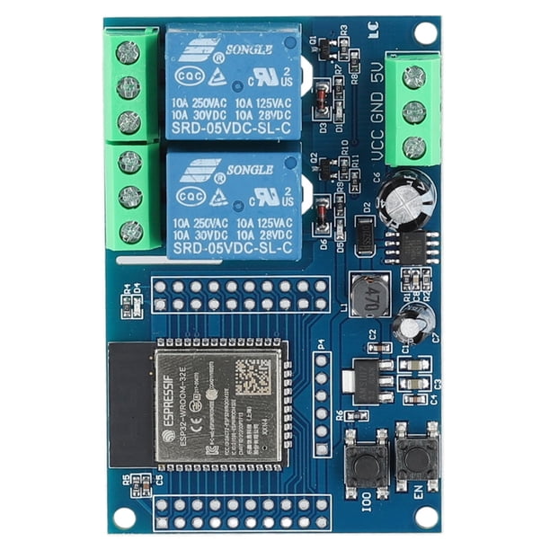 [DC5- 60V2ch] ESP32 BLE 1ch/2ch/8ch módulo relé ESP32 Placa desarrollo ...
