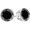 Platinum, variant on 1/2 to 10 Carat Bezel Push Back Black Diamond Stud Earrings For Women Platinum 0.5 Carat