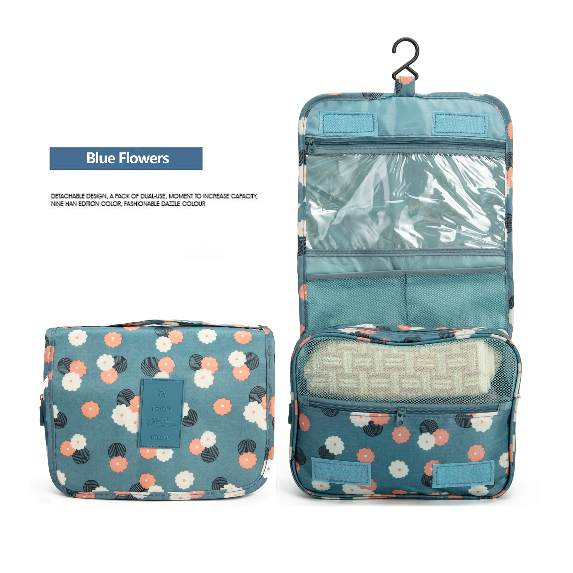 hanging makeup bag