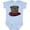 Baby Blue, variant on Scrooge's Top Hat Bah Humbug Boys or Girls Baby Bodysuit