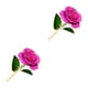 thumbnail image 4 of Rosas de porcelana chapadas en oro Bewildely 24K Color rosa 2piezas, 4 of 6
