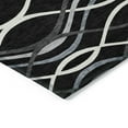 thumbnail image 4 of Addison Rugs Chantille Indoor/Outdoor Transitional Waves Black Washable Rectangle Rug, 5' x 7'6", 4 of 6