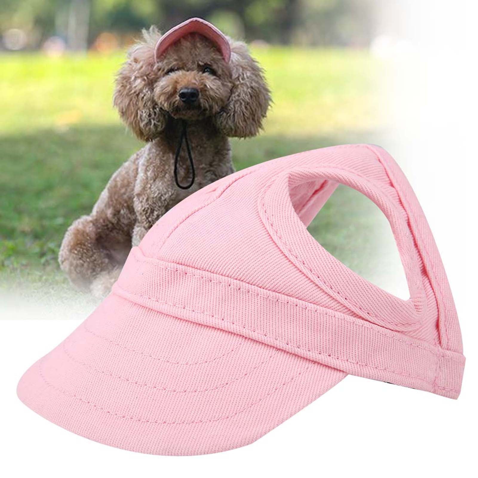 Dog with pink hat hot sale
