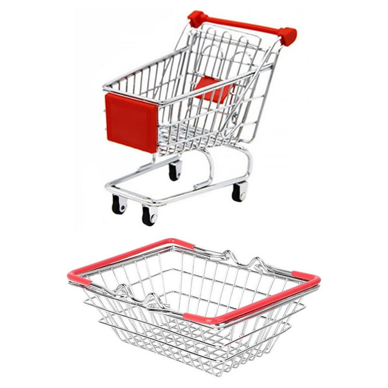 Pretend shopping hot sale trolley