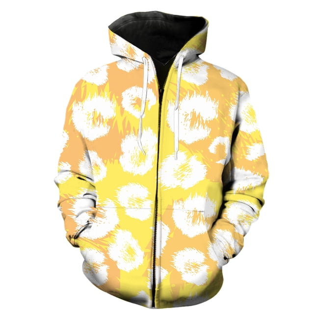Sudadera con capucha y cremallera para hombre, con textura de piel de animal, estilo Harajuku, hip hop, con estampado 3D, divertida, informal, unisex, para primavera, 2024