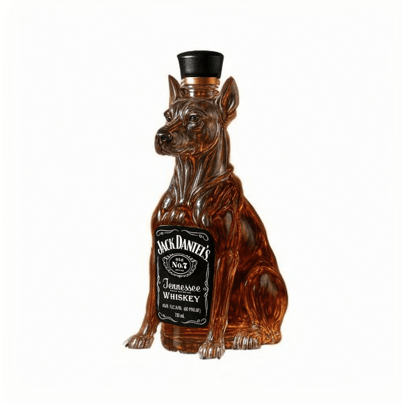 Animal Whiskey Bottle Doberman 300ml Novelty Glass Decanter Creativity Animal-Themed Barware Clear Glassware Art Decor Hand-Blown Unique Home Bar Accessories Gift for Men