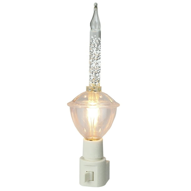 Northlight 6.5" Retro Style Christmas Bubble Night Light Clear