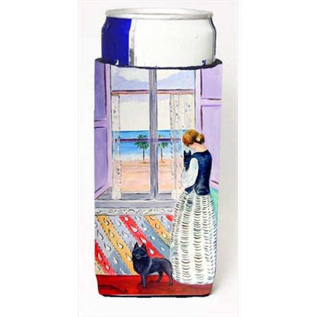 

Lady With Her Schipperke Michelob Ultra bottle sleeves For Slim Cans
