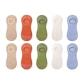thumbnail image 6 of Womens Ankle Socks 10 Pairs LSQii Summer No-Show Cut Hidden Invisible Liners Socks Moisture-Wicking Non Slip Lightweight Breathable for Sneakers Flats Loafers Khaki Comfort, 6 of 6
