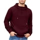 thumbnail image 2 of pstuiky Camisas de manga larga abrigadas para hombre, Sudadera con capucha y manga larga para hombre, estilo informal, deportiva, con cordón y bolsillos, de color liso y a la moda m, 2 of 5
