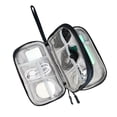 thumbnail image 2 of Unique Bargains Electronic Organizer Cable Double Layers Portable Pouch Green Small, 2 of 6