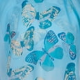 thumbnail image 2 of Whimsical Butterflies Light Blue Scarf, 2 of 2