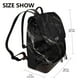 thumbnail image 2 of Disketp Black Marble Texture Abstract Mochila de Cuero para Mujer, Bolso de Espalda Antirrobo con Estilo para Viaje, Trabajo y Uso Diario, 2 of 4