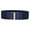 Dark Blue, variant on IQOGKRN Women Wide Elastic Stretch Waist Belt Smooth Faux Leather Patch Double Bar Gold Interlock Buckle Decorative Waistband Beige One Size