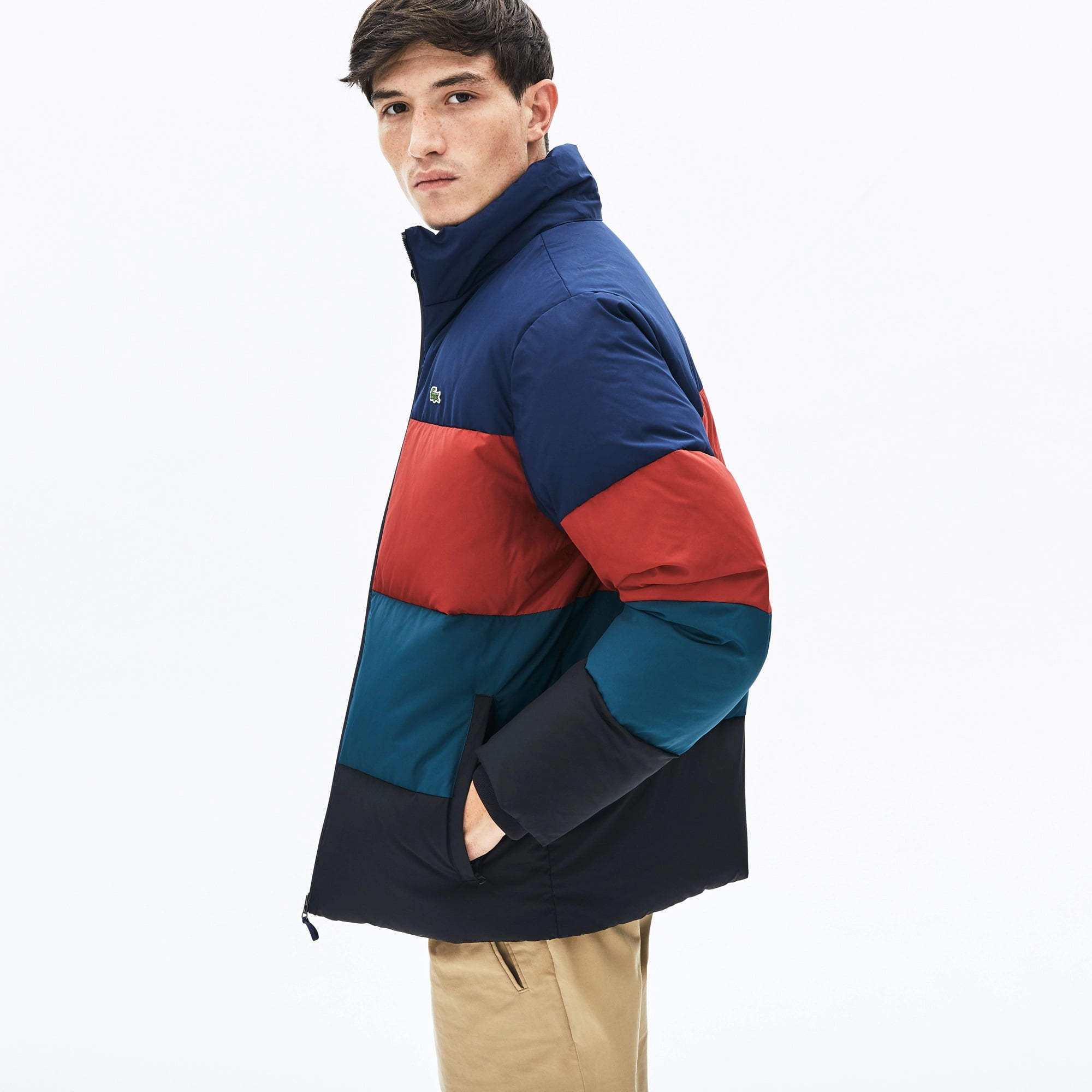 lacoste jacket with hood