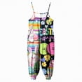 thumbnail image 6 of mgoYE Rompers for Girls Girls' Easter Sleeveless Jumpsuits Spaghetti Strap Loose Romper Long Pants with Pockets(Light Green,5-6 Years), 6 of 6