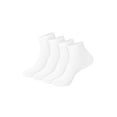 thumbnail image 3 of Hanes Moves Men's Ankle Socks Pack, 4-Pair , 360 Stretch, Lightweight, Moisture Wicking White 6-12, 3 of 3