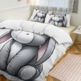 thumbnail image 2 of Eeyore 3 Piece Bedding Sets for Boys Girls Teens, Cartoon Soft Kids Duvet Cover with 2 Pillowcases, All Season Comforter Covers Bedroom Decor Gift, 86"x70", 2 of 8