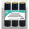 thumbnail image 2 of Home Brew Ohio Blue With Gold Grapes PVC Shrink Capsules 30 count, 2 of 3