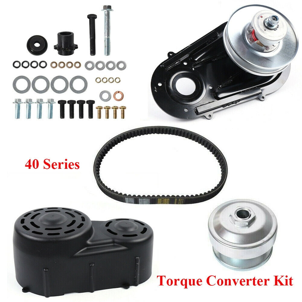 40 Series Torque Converter Kit with Clutch Pulleys For Go Kart 9HP-16HP Engines 