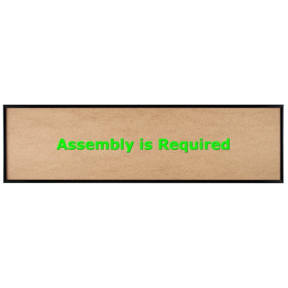 Quadro Frames 8.5x30 inch Picture Frame, Black, Style P375-3/8 inch Wide Molding