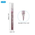 thumbnail image 2 of Metallic Marker Pens, 3 Pack Paint Pens Small Point Colored Markers Art Marker Pen, Red Silver, 2 of 6
