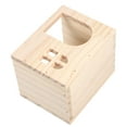 thumbnail image 2 of Guinea Pig Hideout House Multi-Chamber Small Animal Wooden Hut Decor for Guinea Pig, 2 of 8