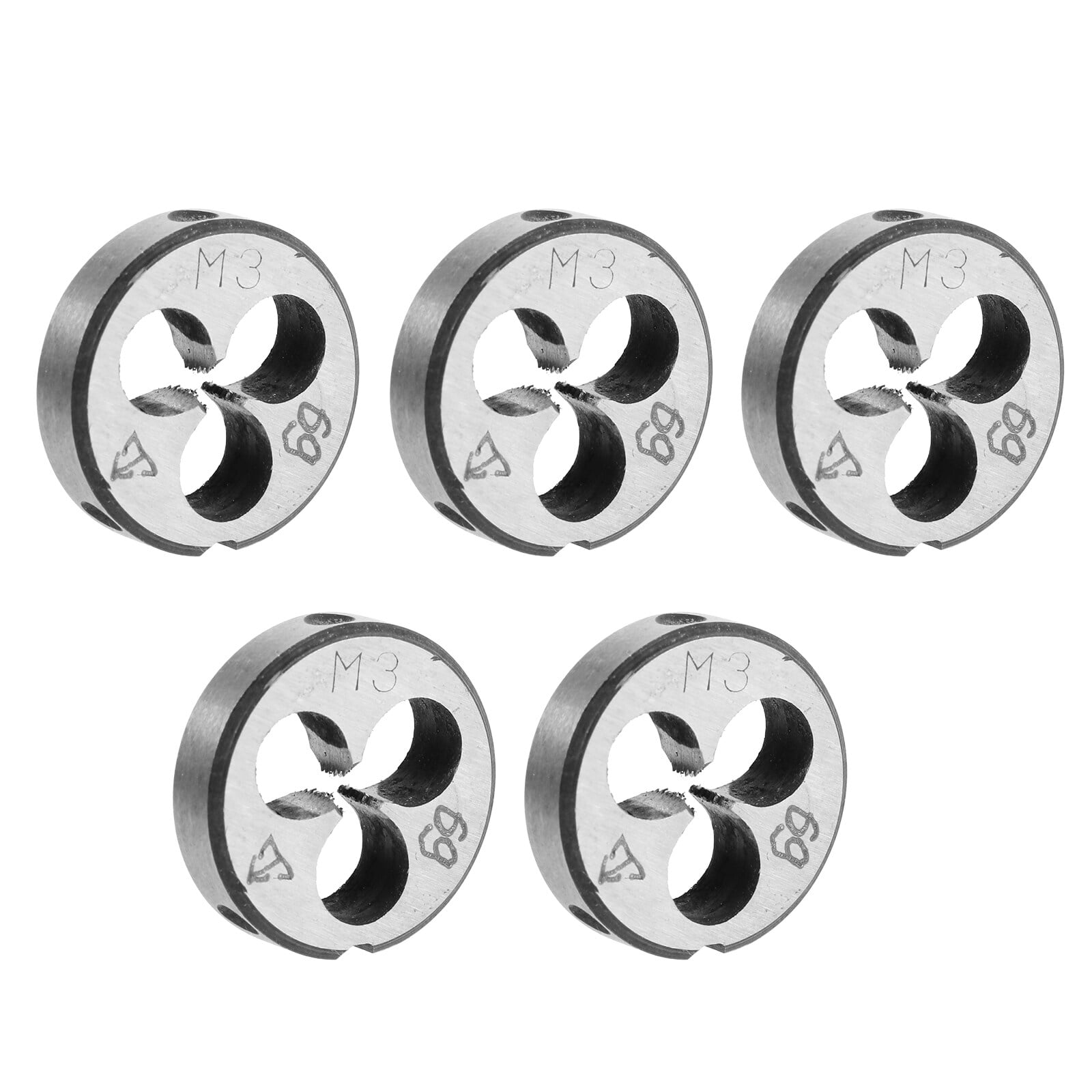 5pcs Round Thread Die Round Threading Dies Tool For Machining External