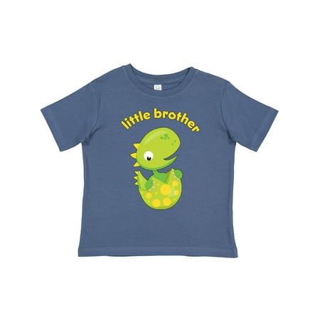 

Inktastic Little Brother Dinosaur Gift Toddler Boy Girl T-Shirt