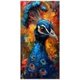 thumbnail image 2 of Cuadro Decorativo Animal 40x60cm Pavo Real, 2 of 6