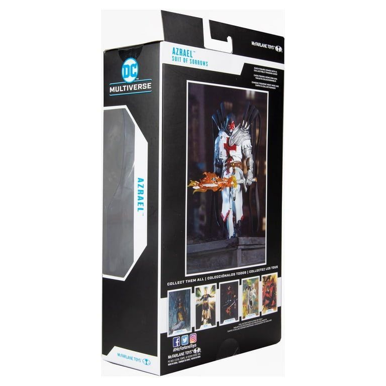 DC Comics, DC Multiverse Azrael White Templar Figure, 7-Inch Gold