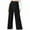 Black, variant on Womens Wide Leg Dress Pants Elastic High Waist Pleated Suit Pants Casual Loose Work Pants Business Office Slacks with Pocket Black XS