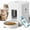 White, variant on Automatic Pet Feeder, 2L WiFi Cat Feeder, Schedule Feeding Pet Food Dispenser for Cats with Bowl, Up to 10 Meals per Day