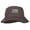 Charcoal, variant on Thin Blue Line USA Flag Embroidered Bucket Hat - Charcoal OSFM