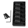 thumbnail image 1 of Bass Bridge, Wear Resistant Better Tone and Resonance Sturdy Metal Lightweight Bass Instrument Bridge 5 String  for Performance Silver,Black, 1 of 7