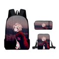 thumbnail image 4 of Mochila De Los Vengadores De Tokio + Bolso De Hombro + Bolsa De Lápices Tres Conjuntos De Escolar Conjunto 3D Para Niños Y Niñas Aligeramiento Con Cremallera Hombros, 4 of 4