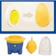 thumbnail image 4 of Portable Blue Electric Egg Homogenizer with USB Line - Silica Gel Golden Egg Maker for Kitchen, 4 of 5