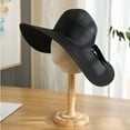 thumbnail image 6 of CoCopeaunt Summer Big-Brimmed Beach Resort Sun Hat, Hand-Knitted Fashionable Straw Hat Woman Bow Tie With Fishermans Hat, 6 of 6