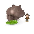 thumbnail image 6 of Fisher-Price Little People Hippo with Zookeeper Figure, 6 of 10