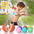 thumbnail image 1 of Paquete de 12 globos de agua para niños, bolas de agua reutilizables de llenado rápido, juguetes al aire libre para niñas y niños, bombas de salpicaduras de agua de silicona, juguetes de glo, 1 of 5